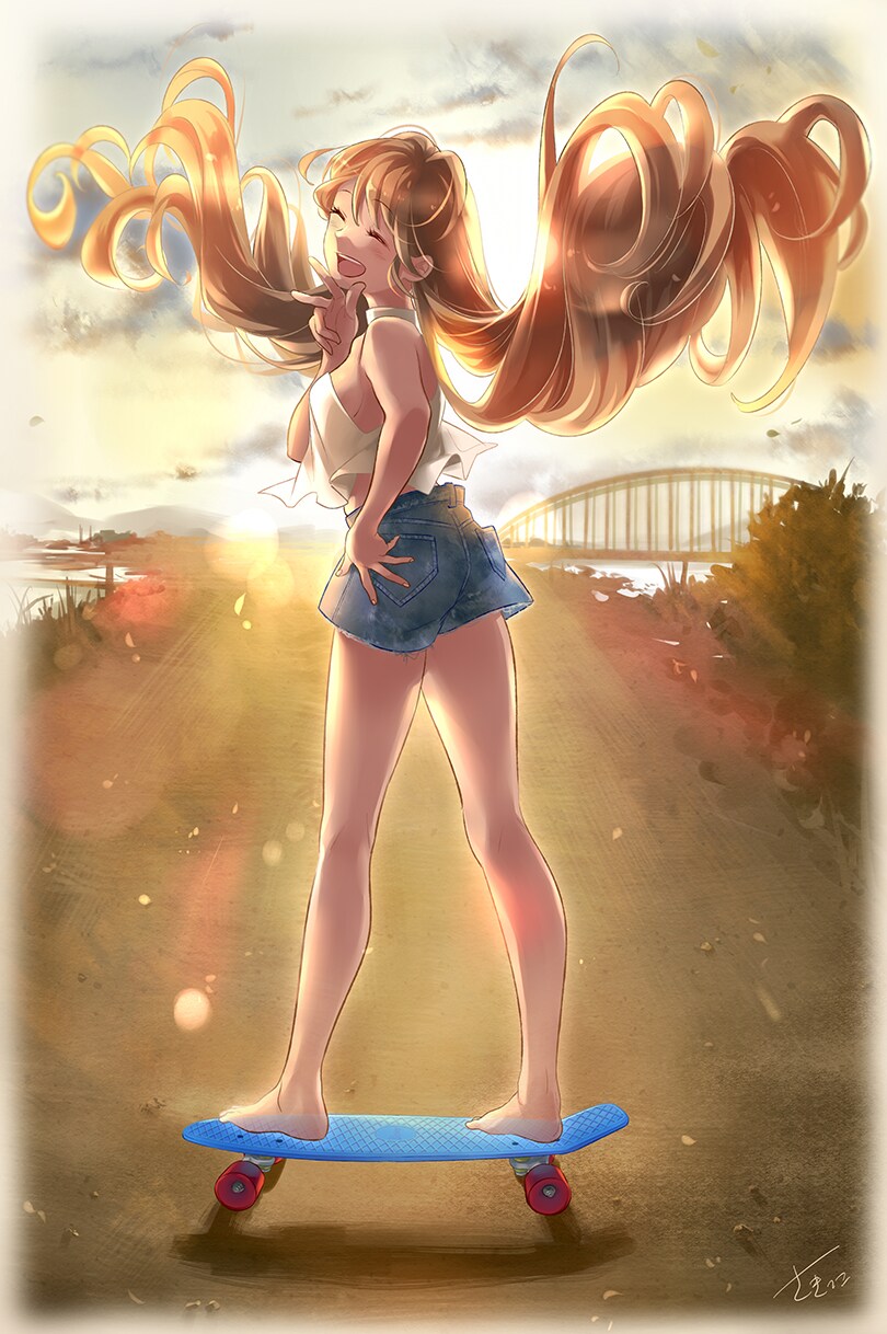 一枚絵制作★透明感ある華やかな一枚絵をお描きします 可愛い魅力的な女性・女の子の一枚絵を心を込めてお描きします！ イメージ5