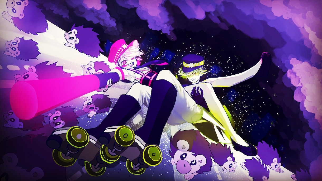 歌ってみた動画等のイラスト描きます 空気感の伝わるイラストを目指します イメージ8