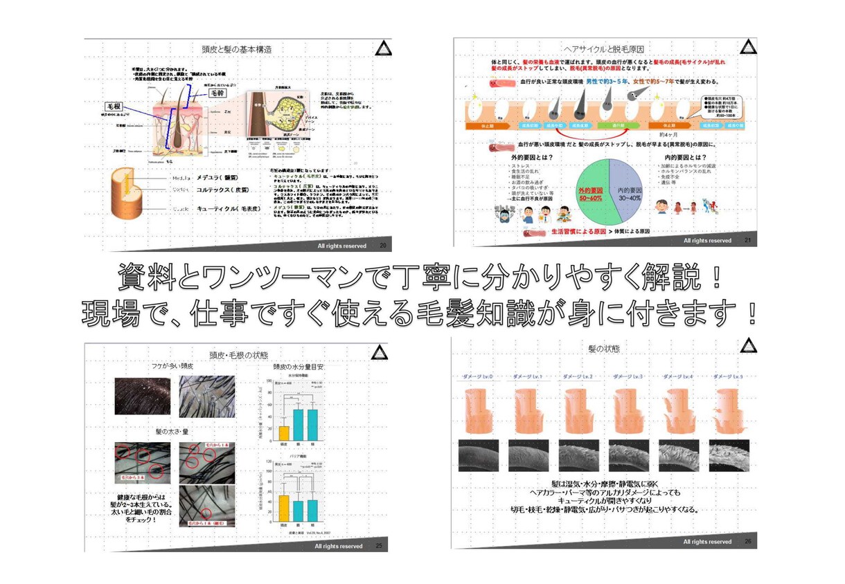 頭皮ケアの基本をお教えします 毛髪技能士が毛髪理論をしっかりレクチャー！ イメージ3