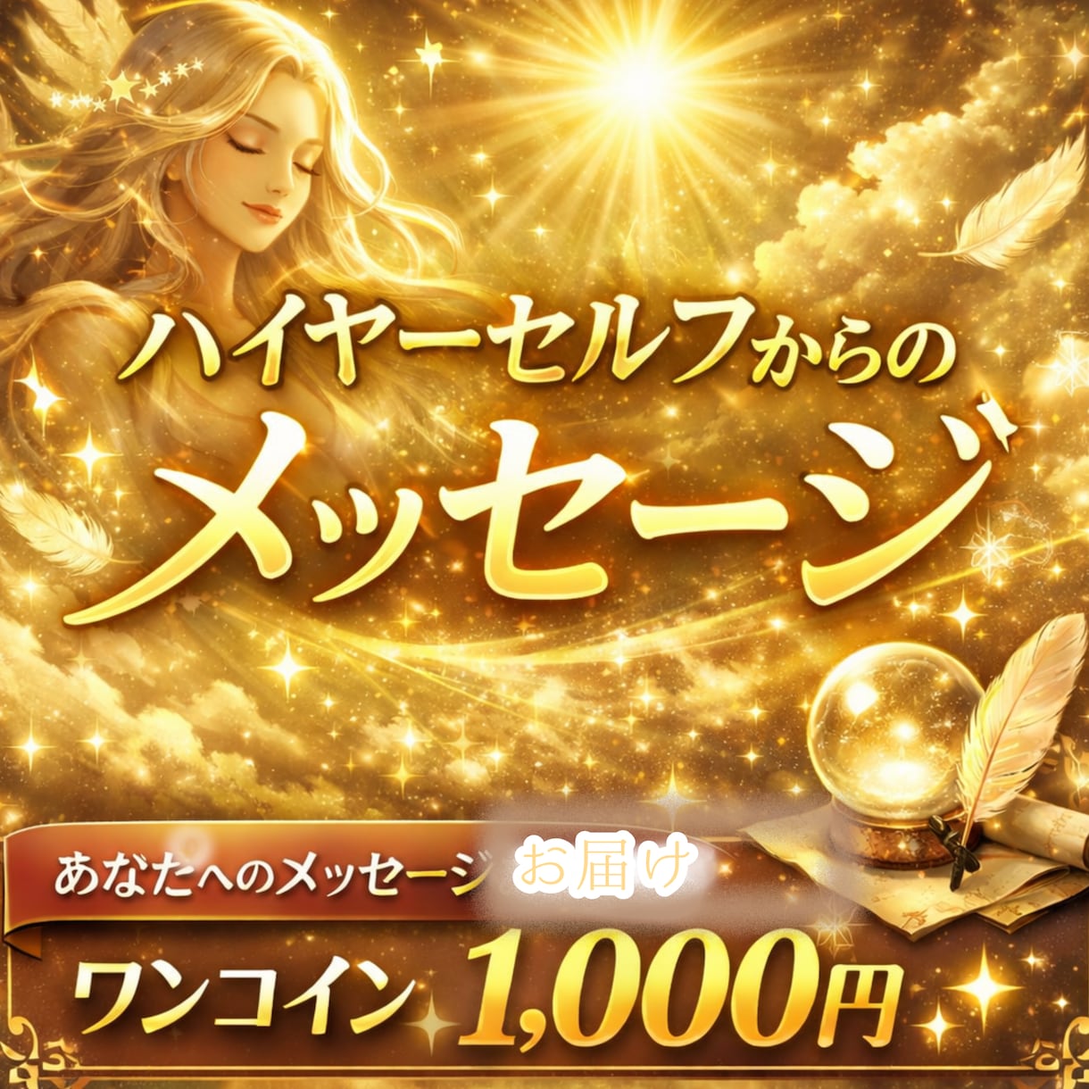 簡易版ハイヤーセルフからのメッセージ伝えます ハイヤーセルフからのメッセージをチャネリングしてお伝えします イメージ1