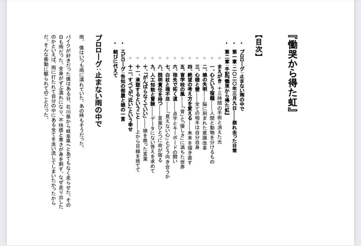 実際の短編小説を提供します 僕が親として経験した内容です。 イメージ1