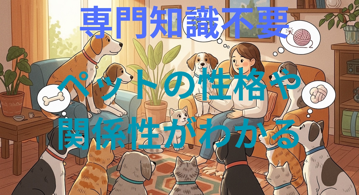 アニマルコミュニケーター用スマホアプリ作ります 誰でも簡単にコミュニケーターになってペット気持ちを理解 イメージ1