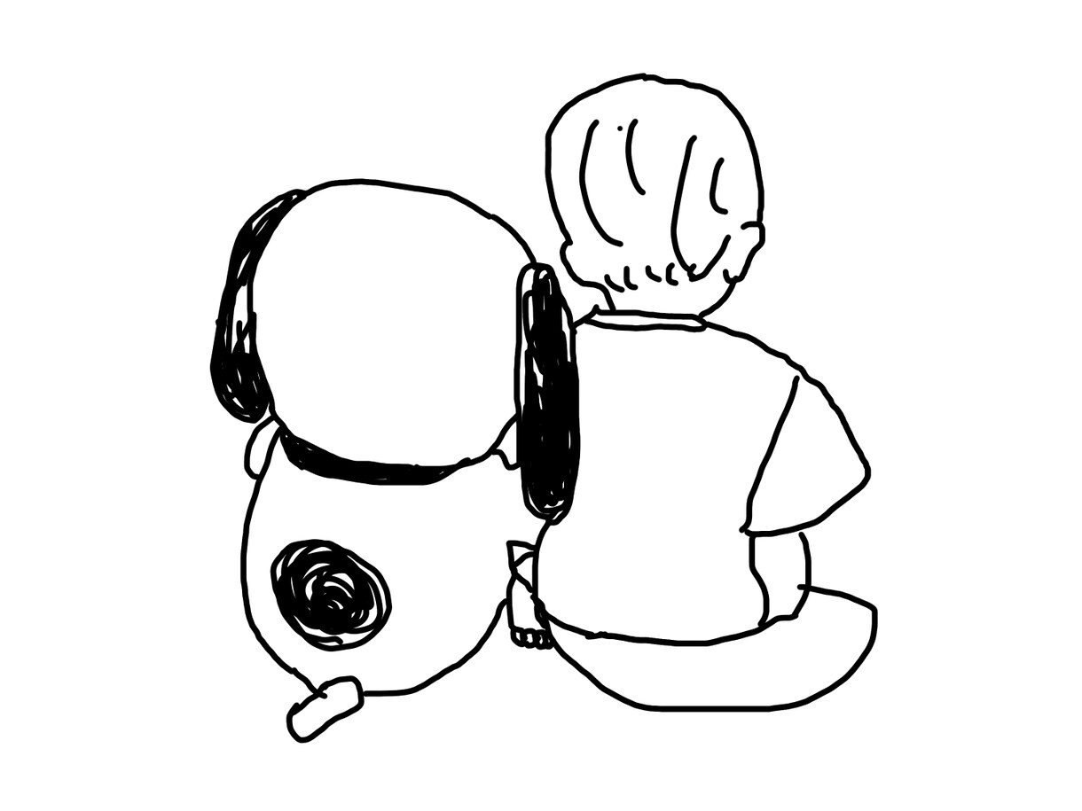 ゆるい線画描きます あなたの大切な写真を線画にします。 イメージ2