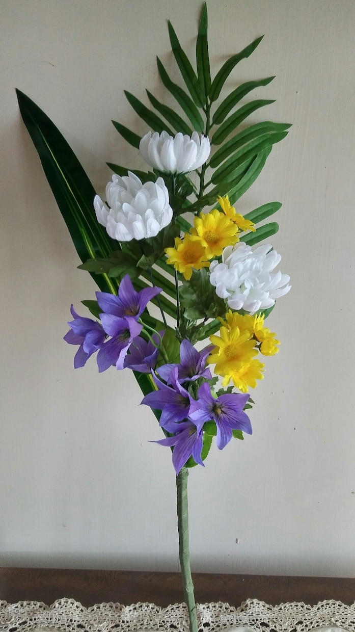 アーティフィシャルフラワーアレンジメント作成します 貴方のお好みの色、お花の種類、大きさで作成します。 イメージ7