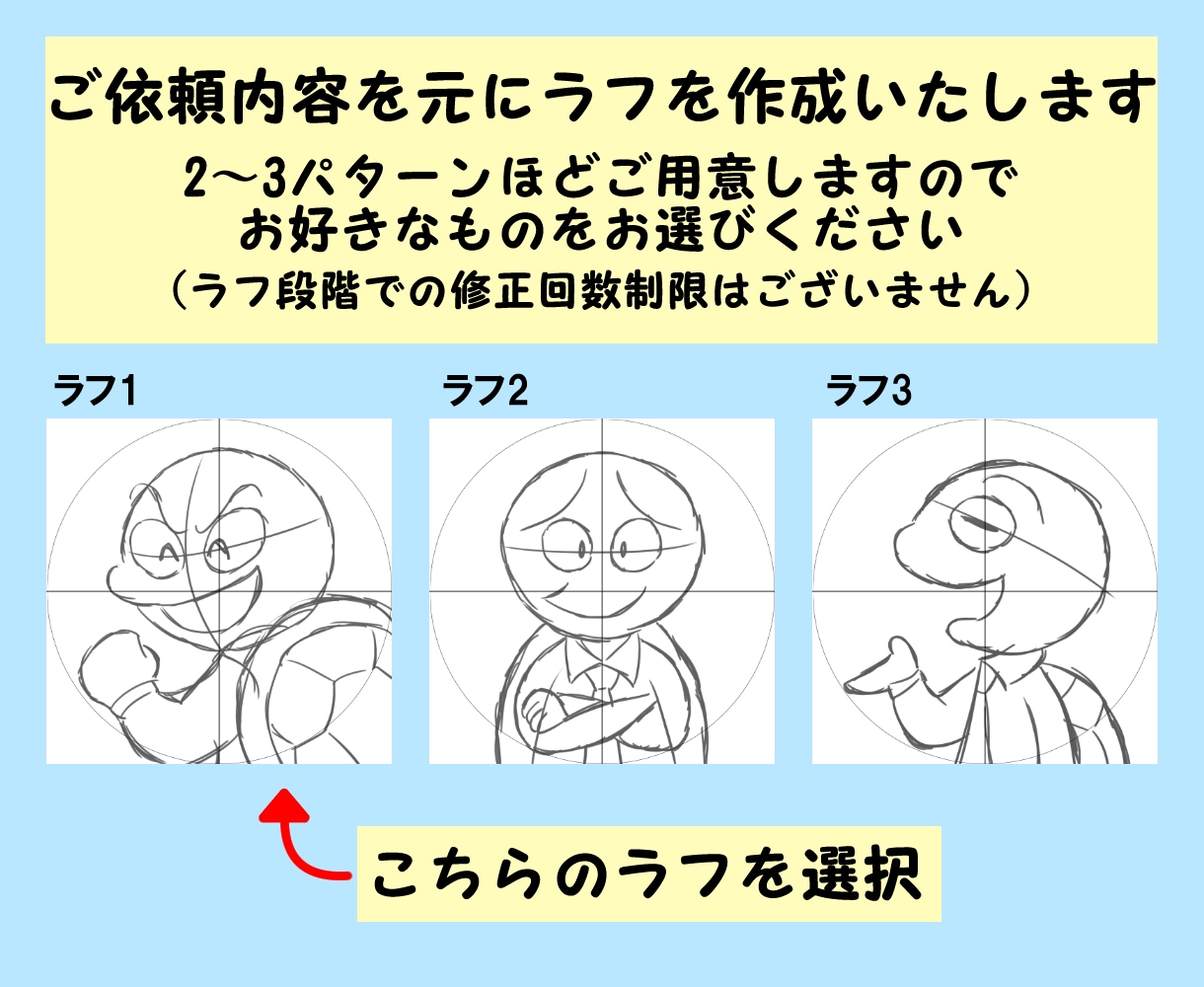 動物キャラクターのアイコン描きます SNSで使えるキャタクターアイコンです！ イメージ2
