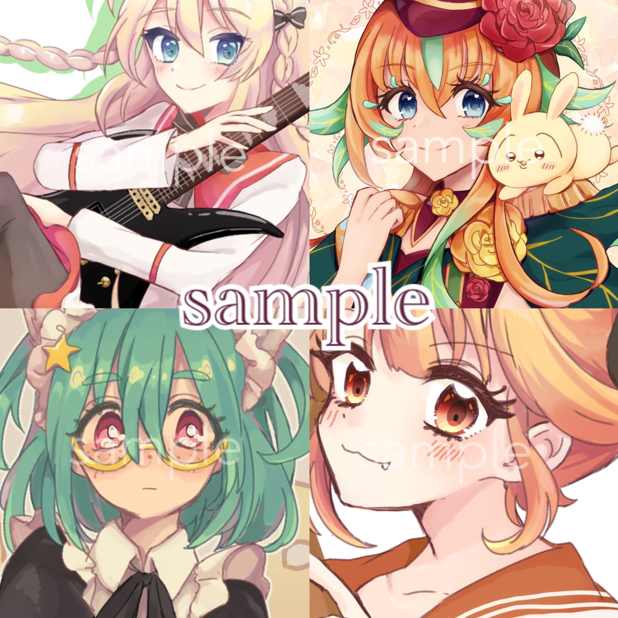 オリジナルイラストのアイコン作成します SNSのアイコンに使用できるイラストをお描きします！ イメージ2