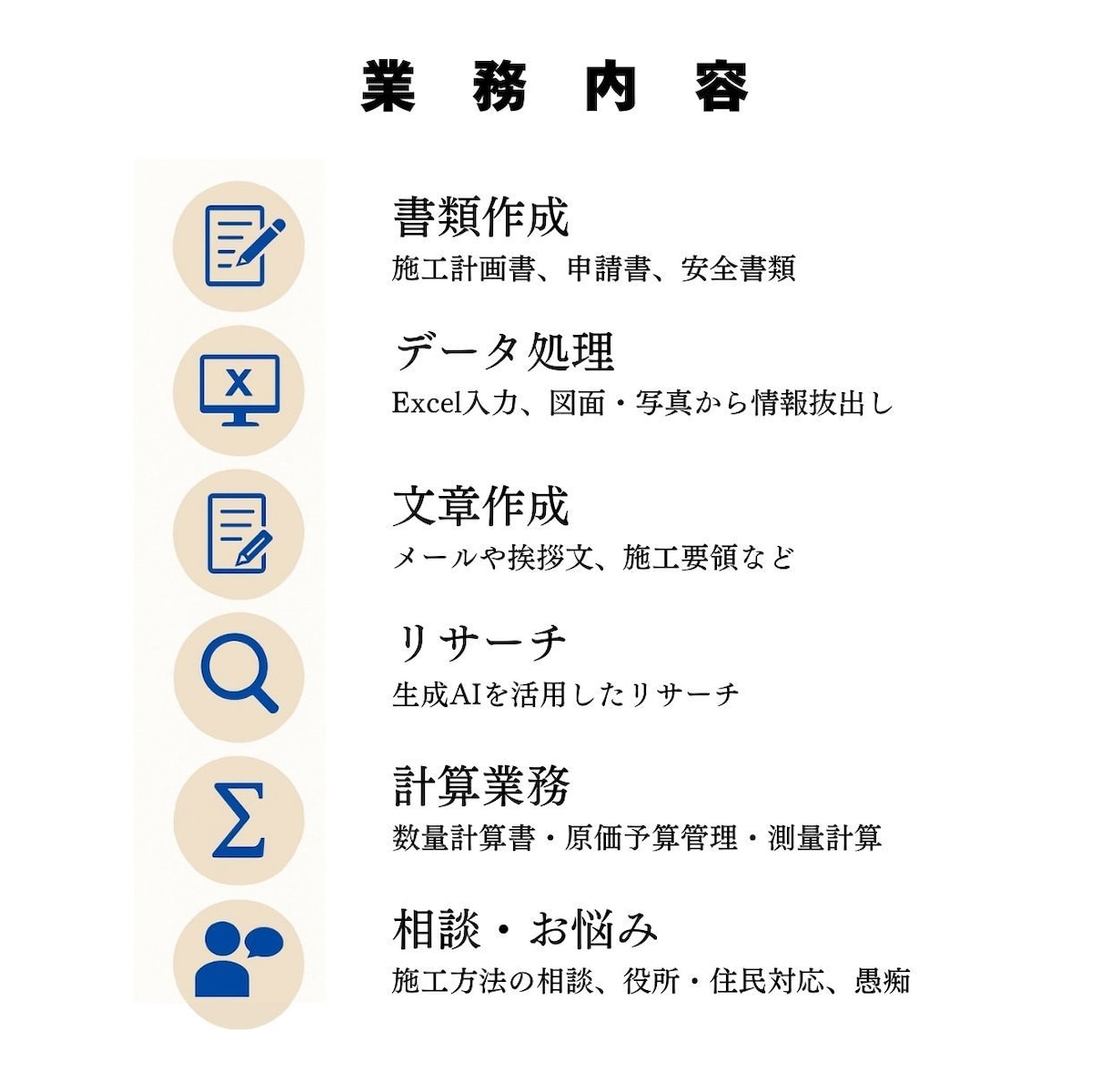 人材不足解消！土木工事書類の作成代行いたします 現場経験者が、現場代理人の右腕となり、御社の現場をサポート イメージ6