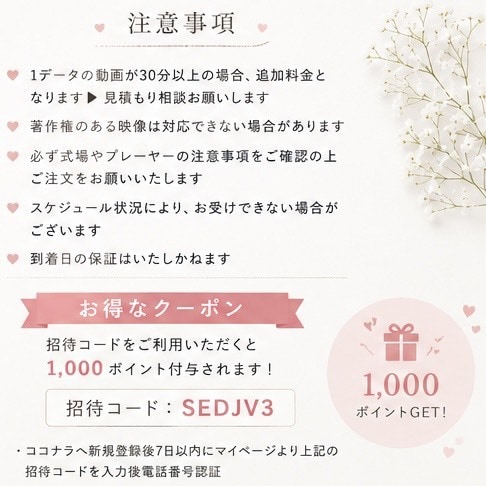 最短即日発送◎動画データをDVD化し発送します 追跡番号付きの発送・女性スタッフで安心✨BD対応始めました！ イメージ6