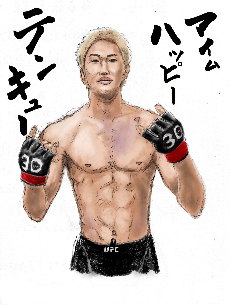 あなたを格闘家にしたイラストを描きます 要望された人物を格闘家、プロレスラー、ムキムキ風に描きます！ イメージ8