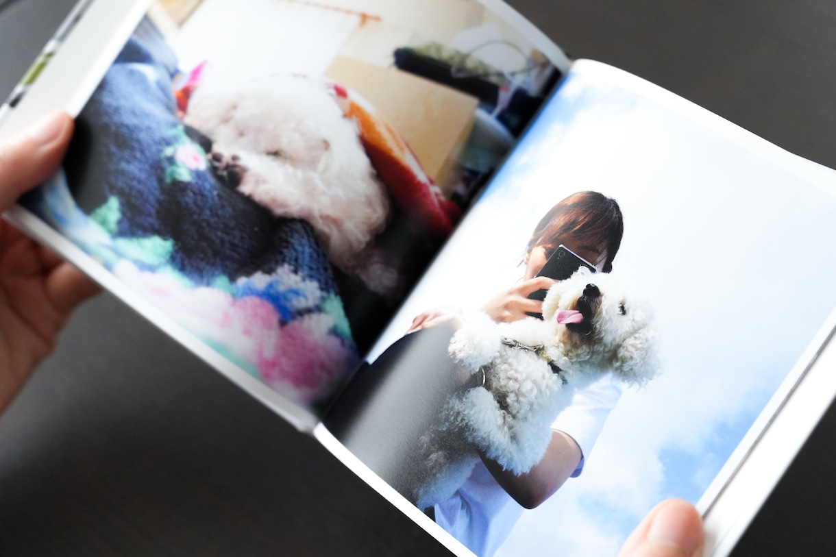 ペットの思い出が詰まったフォトブックを制作します 撮りだめた写真から一冊のフォトブックをお作りします！ イメージ7