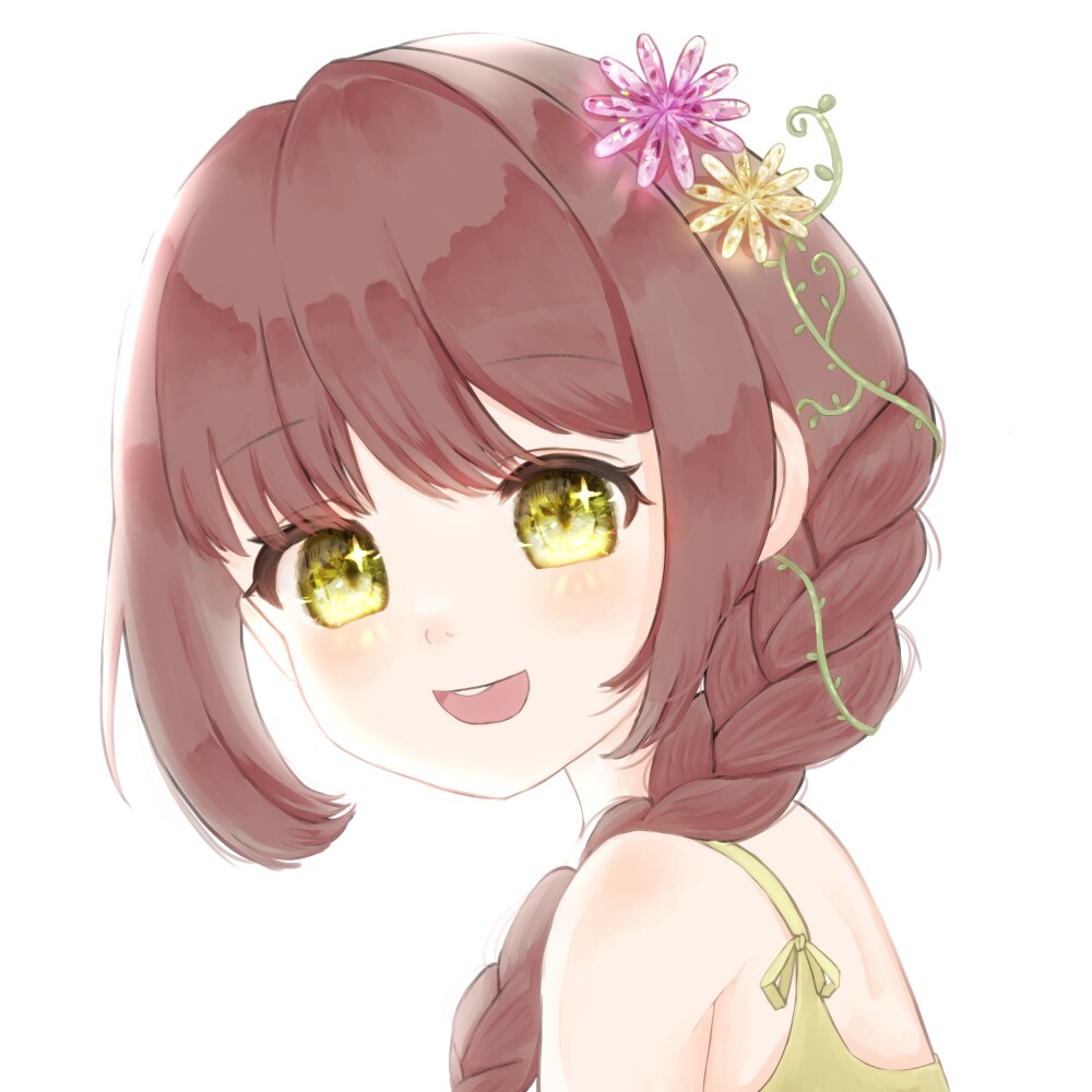 目を引くキラキラとした女の子のアイコンを製作します キラキラとした宝石のようなかわいらしい女の子が得意です♪ イメージ1