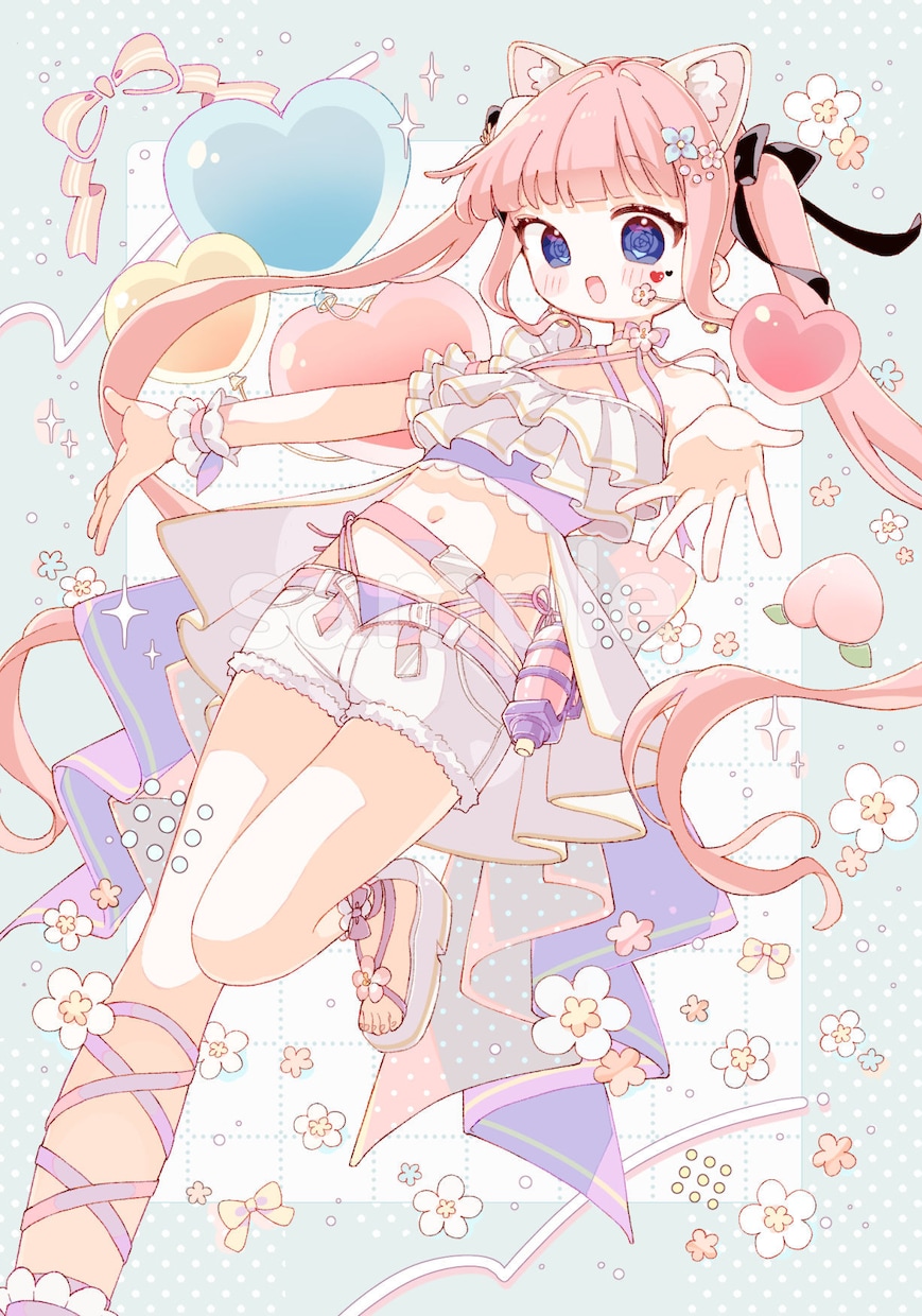 キュートな女の子描きます SNSアイコンから一枚絵まで用途に合わせて描きます イメージ9