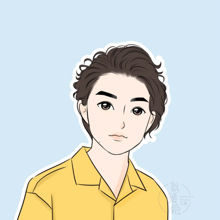 手描き感を残したかわいい似顔絵作成いたしますます 手描き感のあるかわいい似ていなくても良い似顔絵が欲しい方に イメージ4
