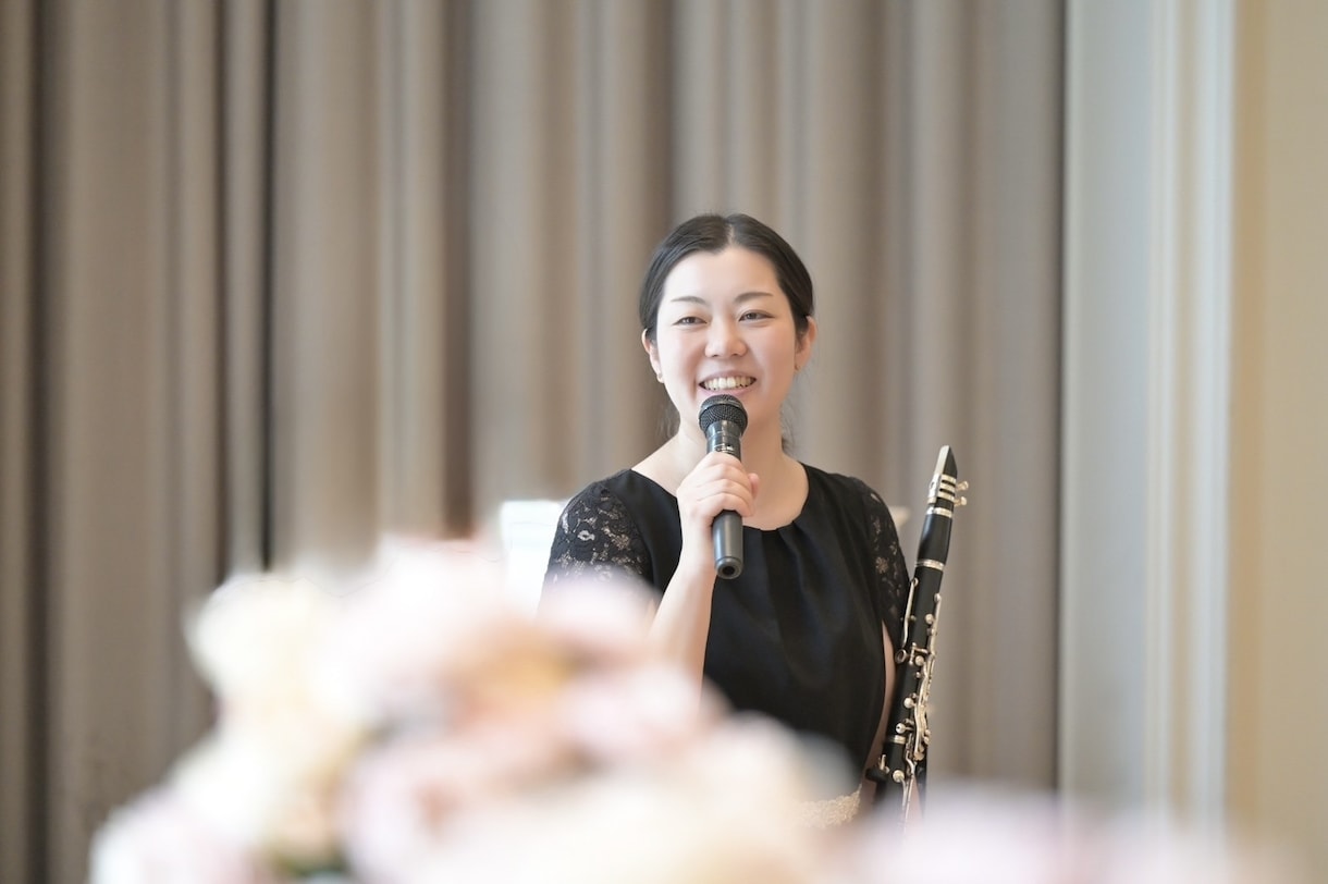 司会も◎クラリネットで生演奏いたします 訪問実績多数！喜ばれるクラリネット生演奏♪進行も丸投げOK イメージ2