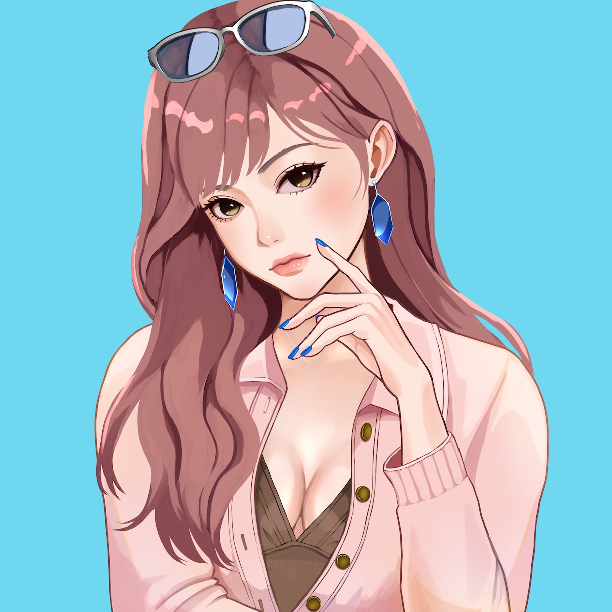 商用利用OK！！美人で素敵なイラストお描き致します 色っぽくて可愛い素敵なイラストをお描き致します イメージ3