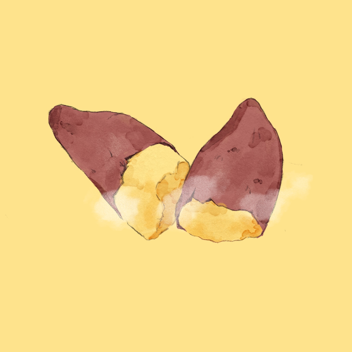 柔らかい水彩画風の食べ物イラスト描きます アイコンやメニュー表に使える食べ物イラストが欲しい方に イメージ3