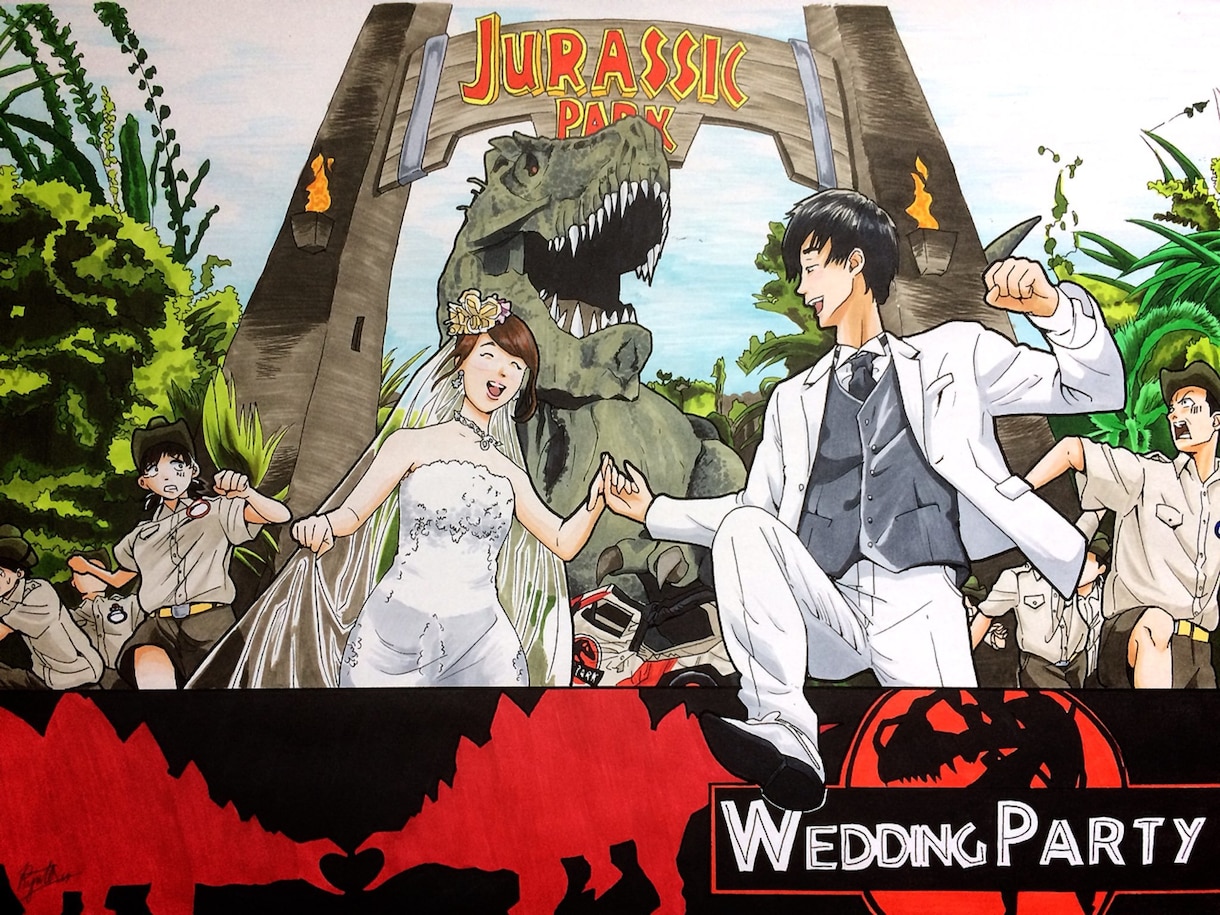 結婚式を迎える方にウェルカムボードを制作します あなたが望む世界観でウェルカムボードを綺麗に仕上げます！ イメージ4