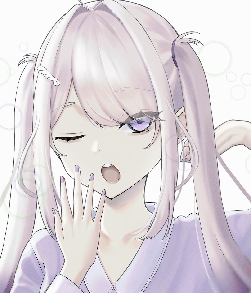 SNS向けアイコン・1枚絵等可愛いイラスト描きます 綺麗さと可愛さを掛け合わせたイラストが得意です イメージ3