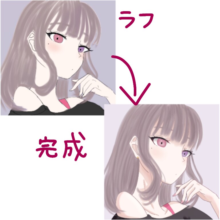 SNSアイコンお描きします 若めの男女キャラ受け付けております！ イメージ2