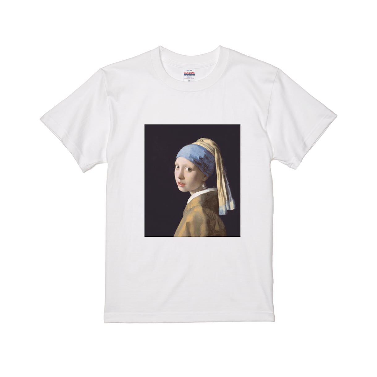 プリントTシャツカラーお選びできます 真珠の耳飾りの少女のプリントTシャツです！ イメージ1