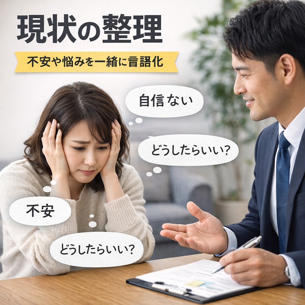 自信を失って動けない方の転職ゼロから立て直します 転職したいのに動けない。そんな状態からでも大丈夫です。 イメージ2