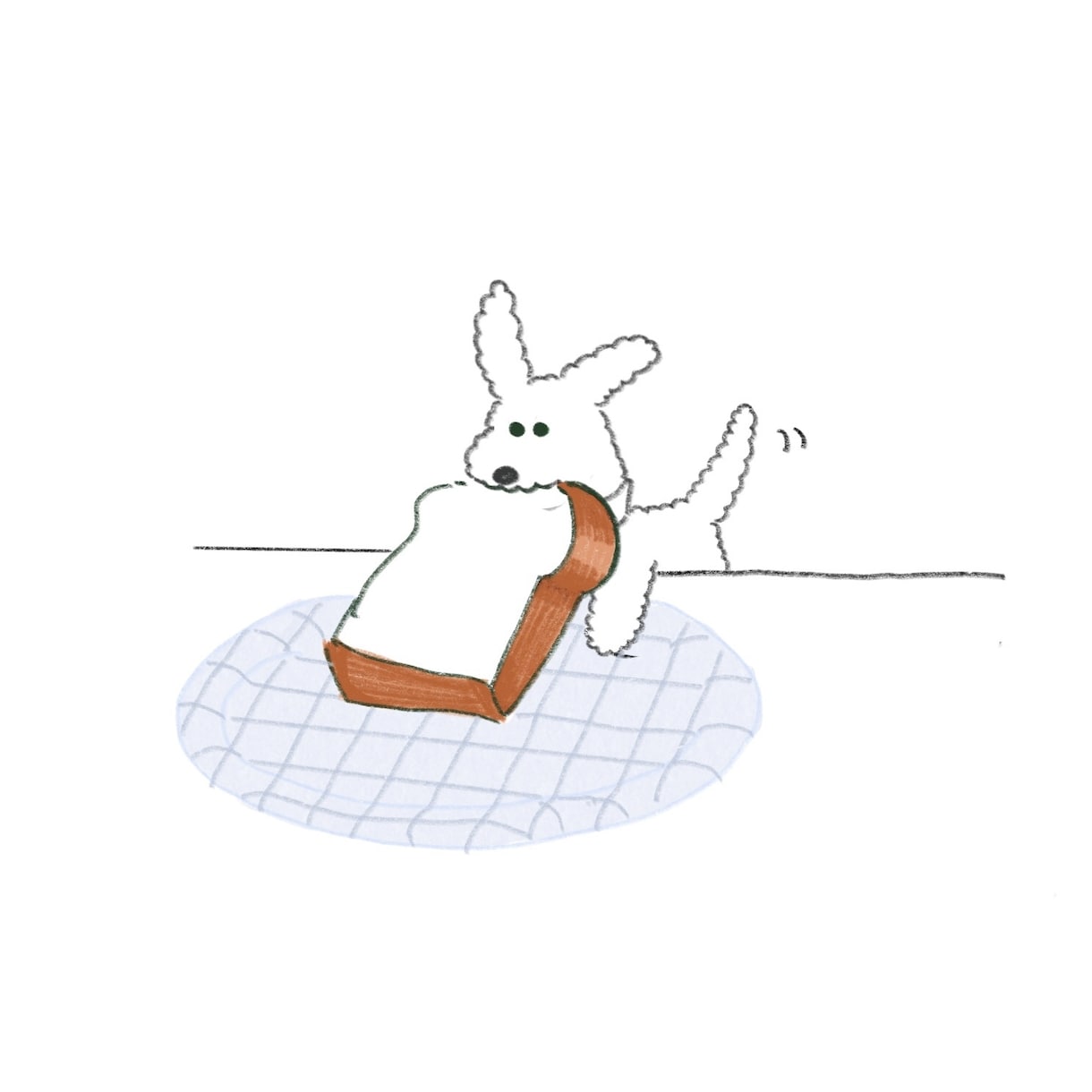 大人可愛い♡おしゃれなペットイラストお描きします うちの子、ペットの似顔絵♡小物、名入れ無料！人物×ペットも◎ イメージ1