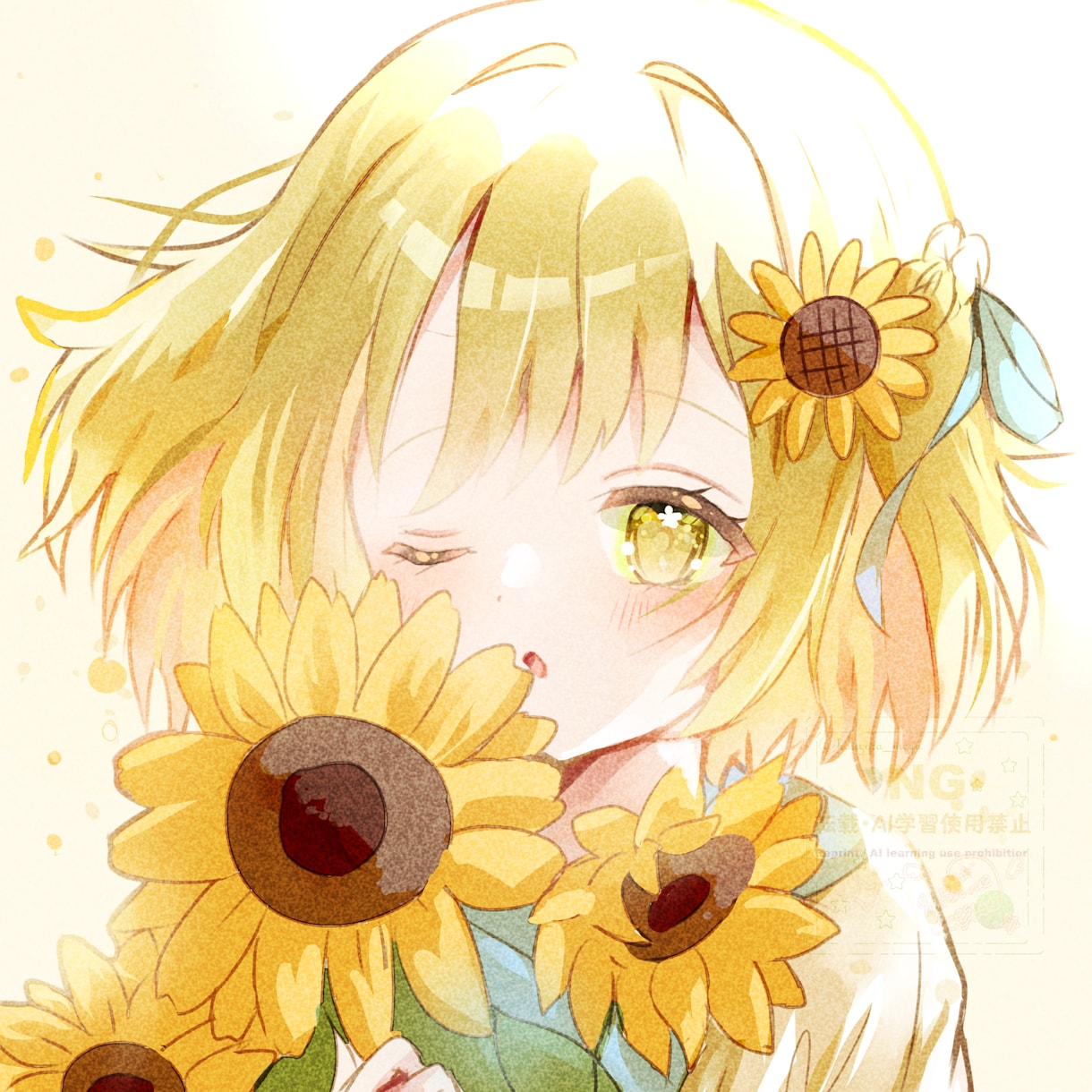 可愛いアイコンお届けします 癒される優しい色合いの女の子のアイコン描きます♡ イメージ1