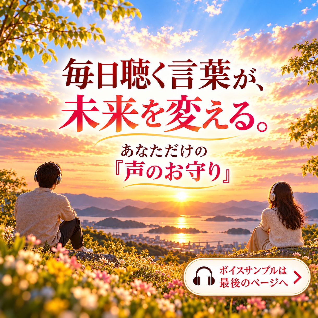 人生好転へ！大切な言葉を「声のお守り」にします 心の奥でずっと求めていた言葉を一緒に見つけます イメージ1