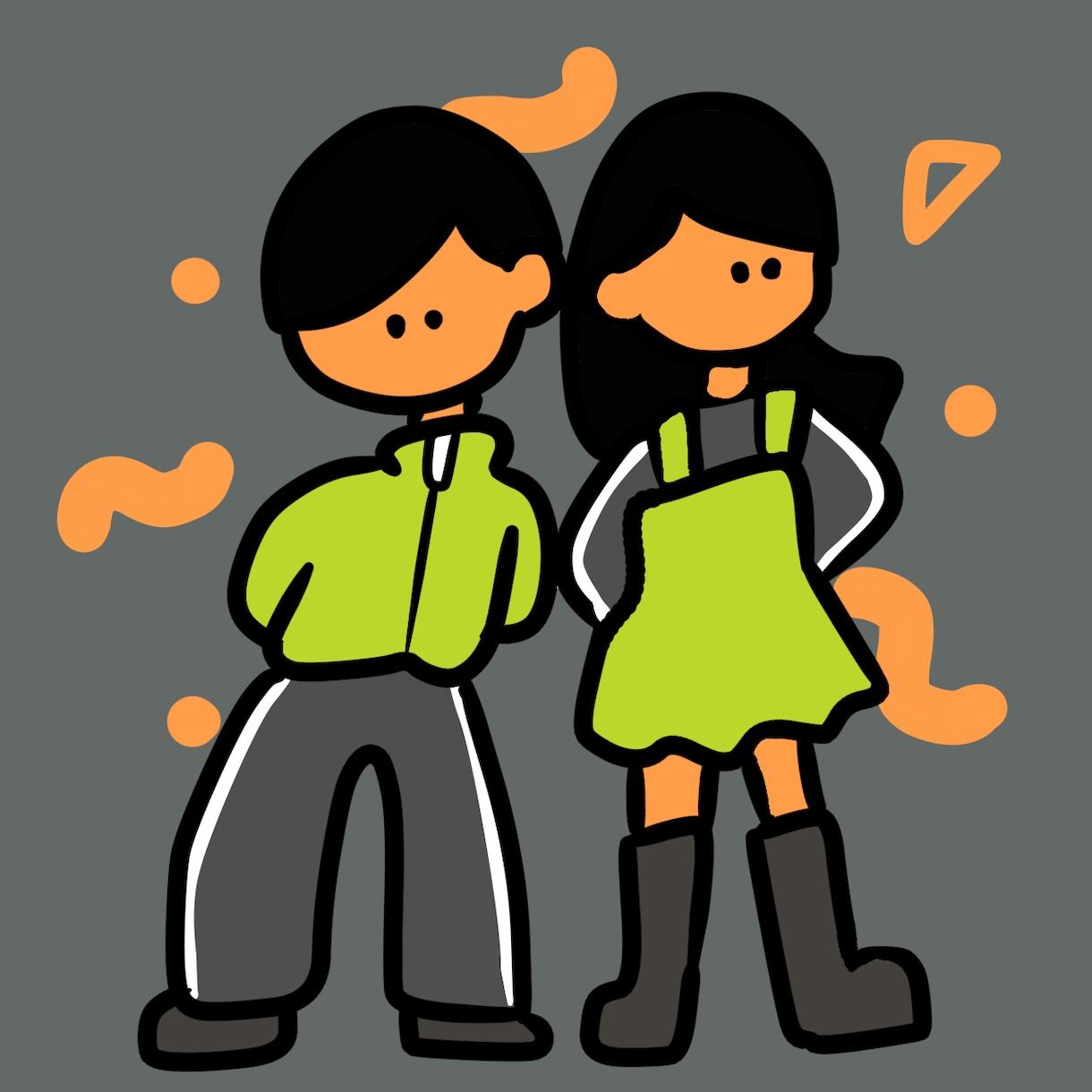 商用利用OK！キャッチーなイラスト描きます ポップで可愛い♡万人受け◎何にでも使えるイラストです♩ イメージ2