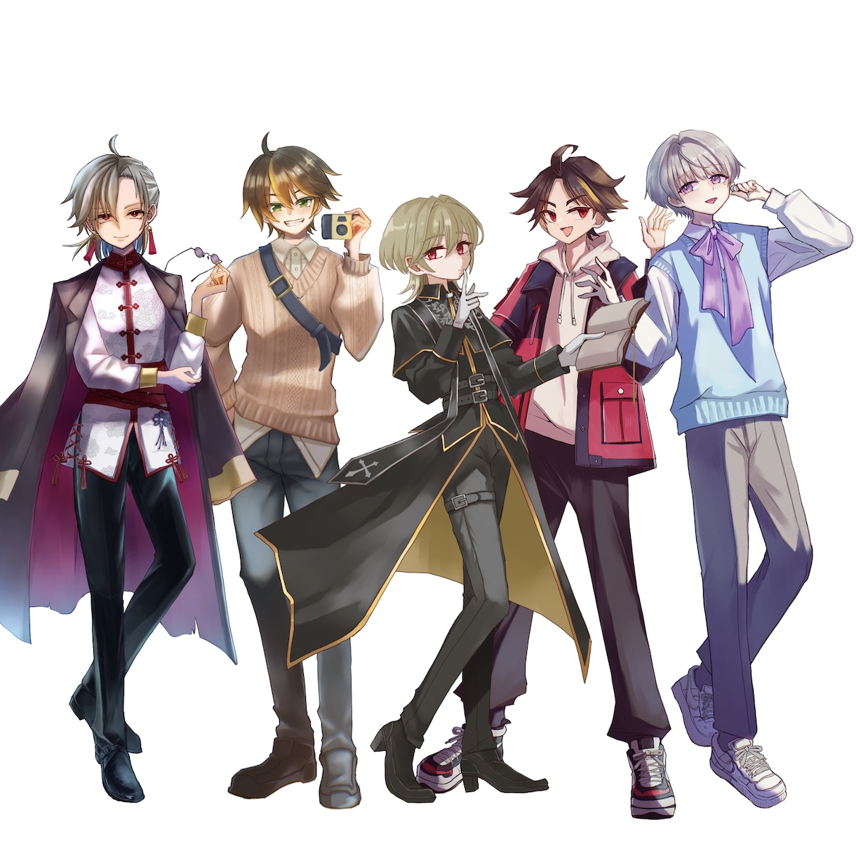 TRPG・動画・ゲームなどの立ち絵制作します アイコンから全身サイズまで人物イラスト制作します イメージ2