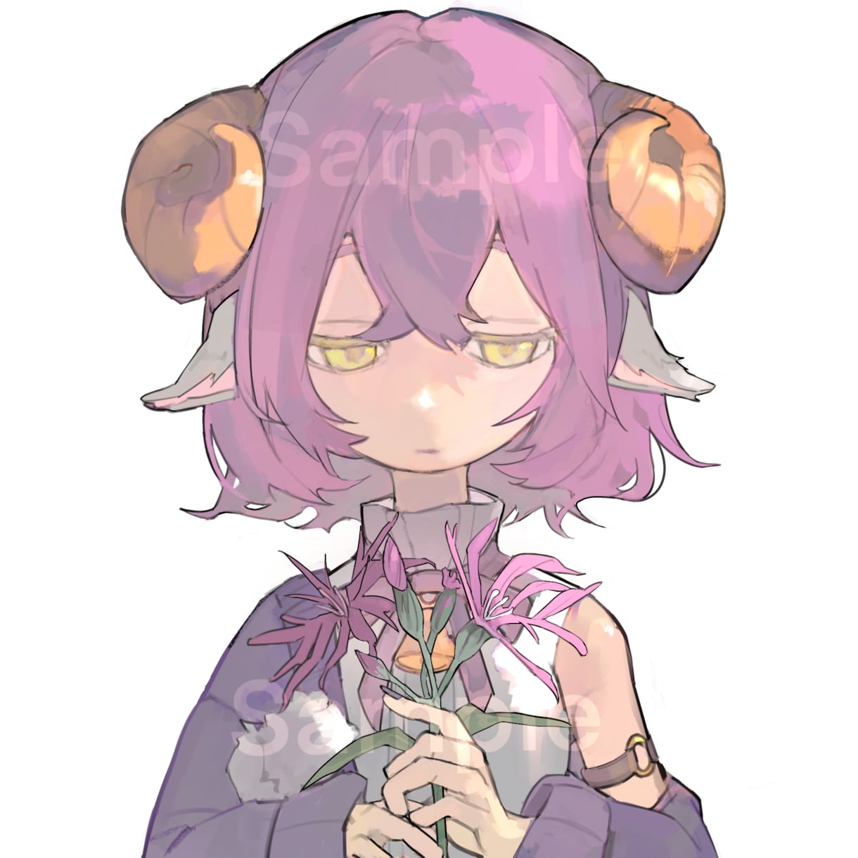 儚い世界観のキャラクター一枚絵を制作します 厚塗りイラスト│イラスト販売実績50件以上 イメージ10