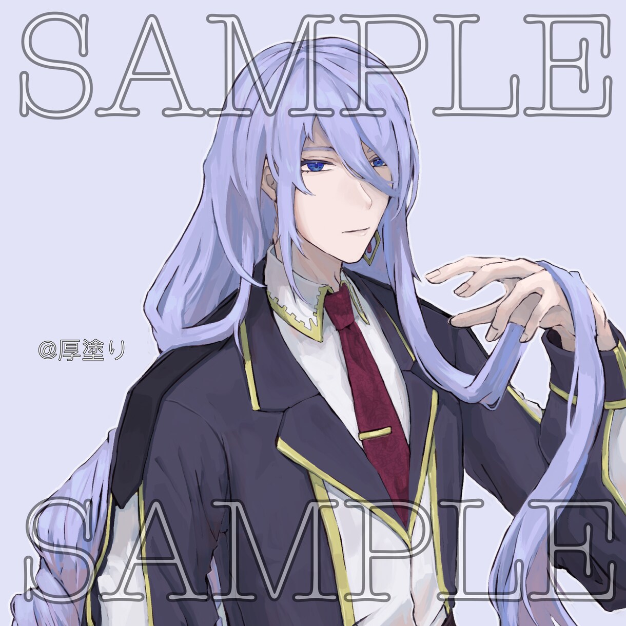 立ち絵やSNS使用可のアイコンイラストを制作します かわいいからかっこいいまで幅広くお承ります！ イメージ3