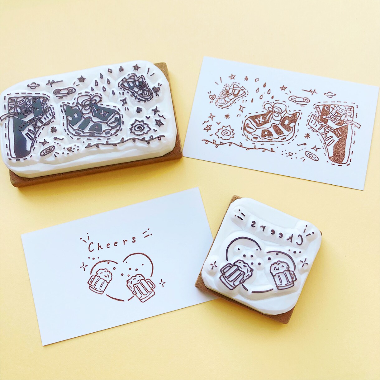 お子さんの作品を消しゴムはんこにします 思い出の絵や文字をハンコにして残しましょう♪ イメージ10