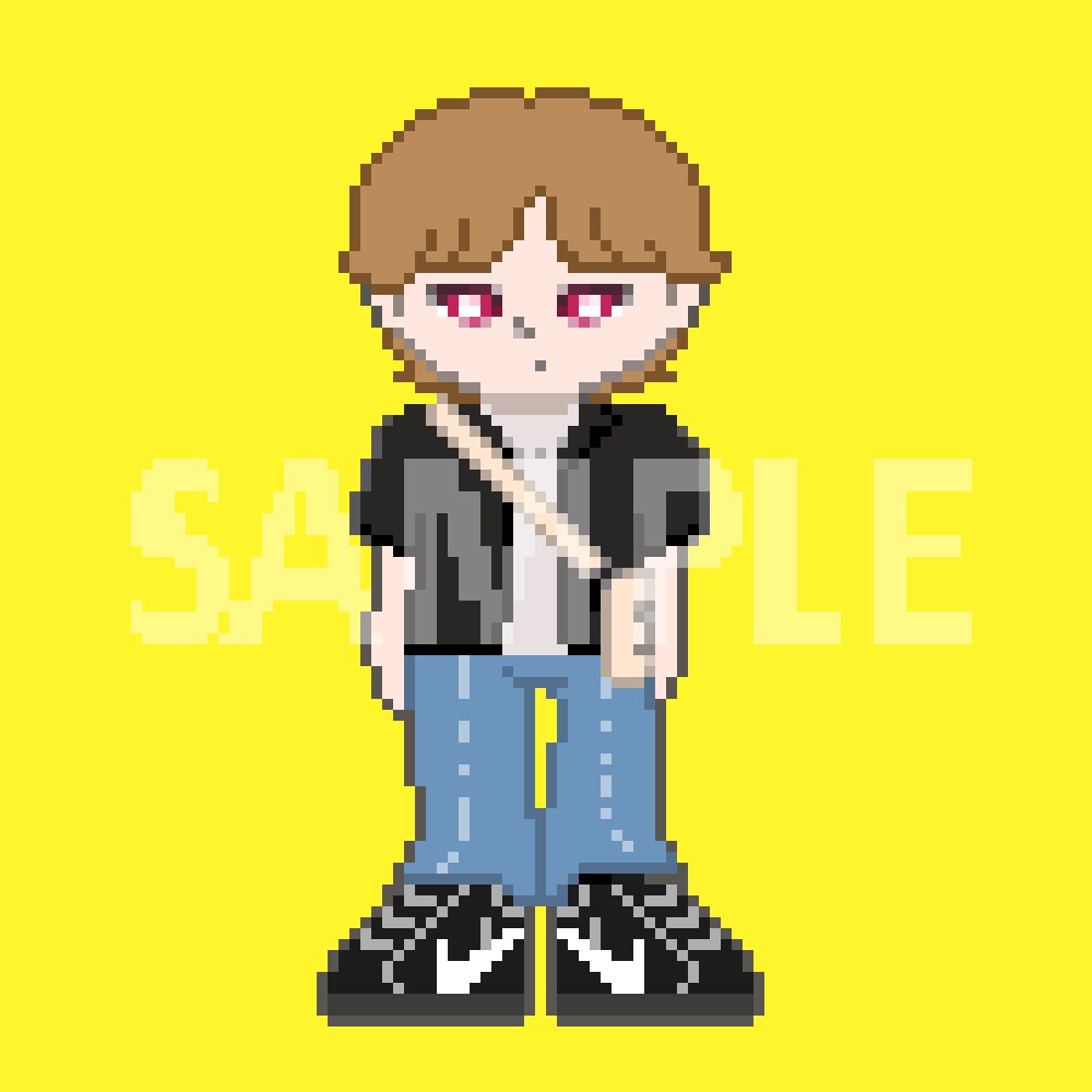 個性的・お洒落ドット絵アイコン作ります 人と被らない！オシャレPFPやイラストを作成します！ イメージ7