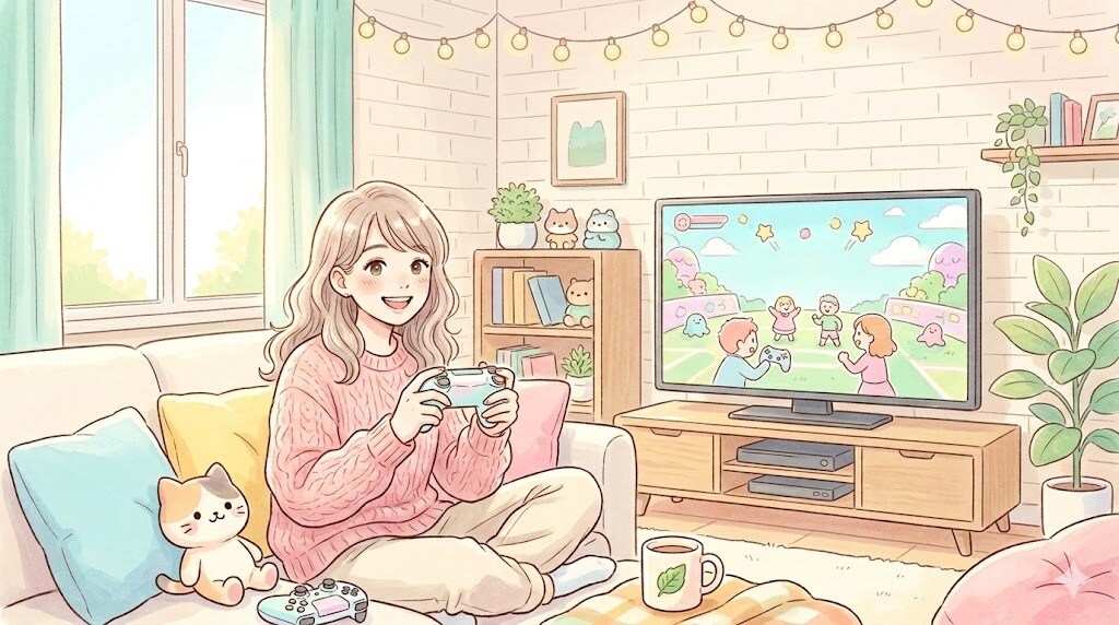がんばらないゲーム、付き合います 安心してゆるく遊べるゲーム相手やります◎ イメージ1