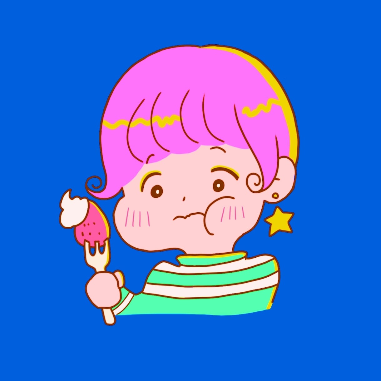 期間限定価格！レトロでキュートなアイコン描きます 商用可！どうぶつや擬人化キャラも描きます！ イメージ1