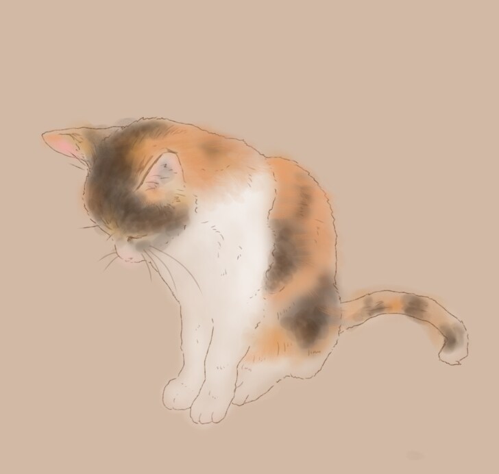 優しいタッチのペットのイラスト作成します 貴方のペットの写真を元にふんわりしたイラストをお描きします。 イメージ7