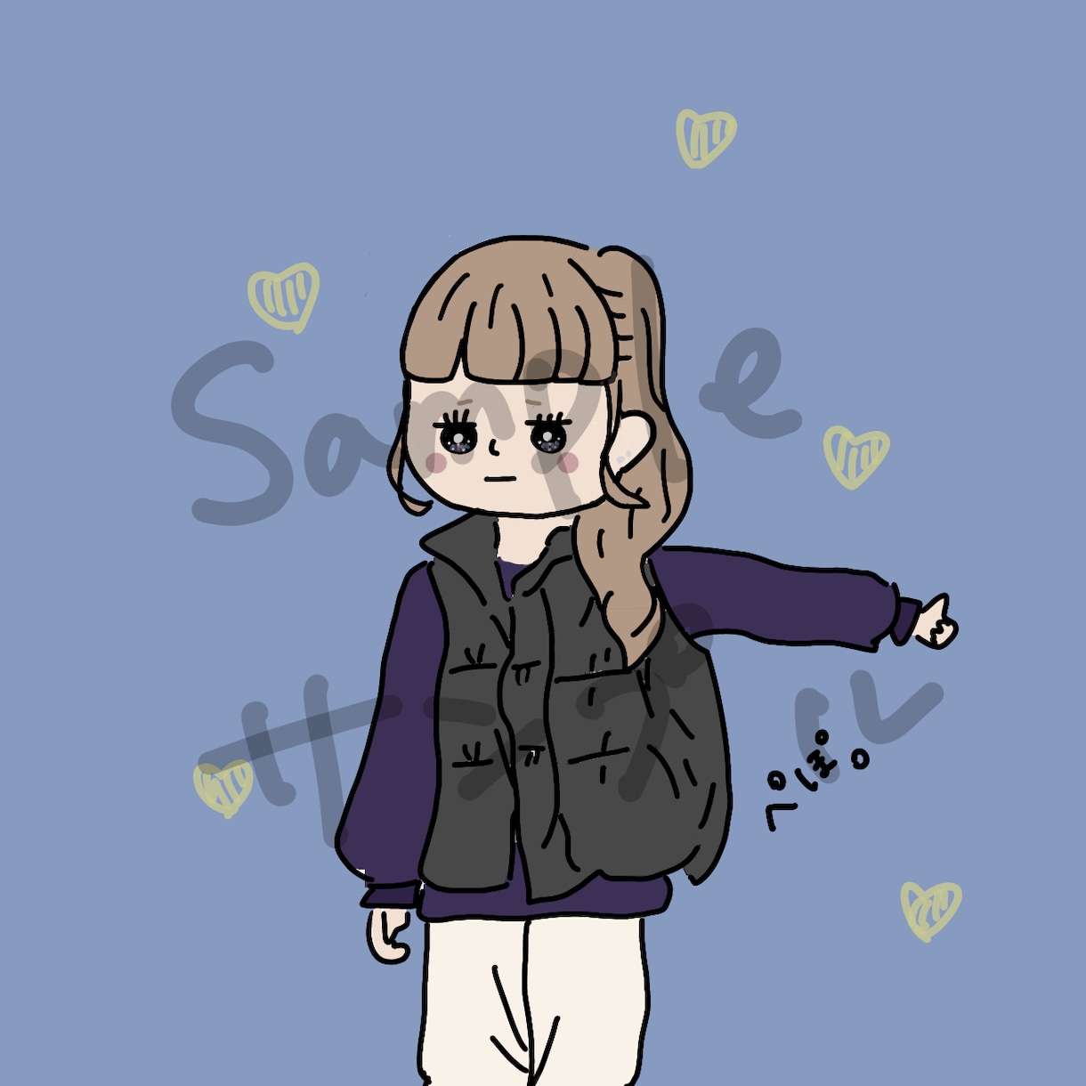 お洋服をお描きします ファッションが大好きな大学生によるイラスト イメージ2
