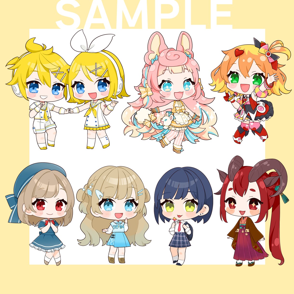 デフォルメイラストかきます 可愛くデフォルメしたイラストかきます！ イメージ3