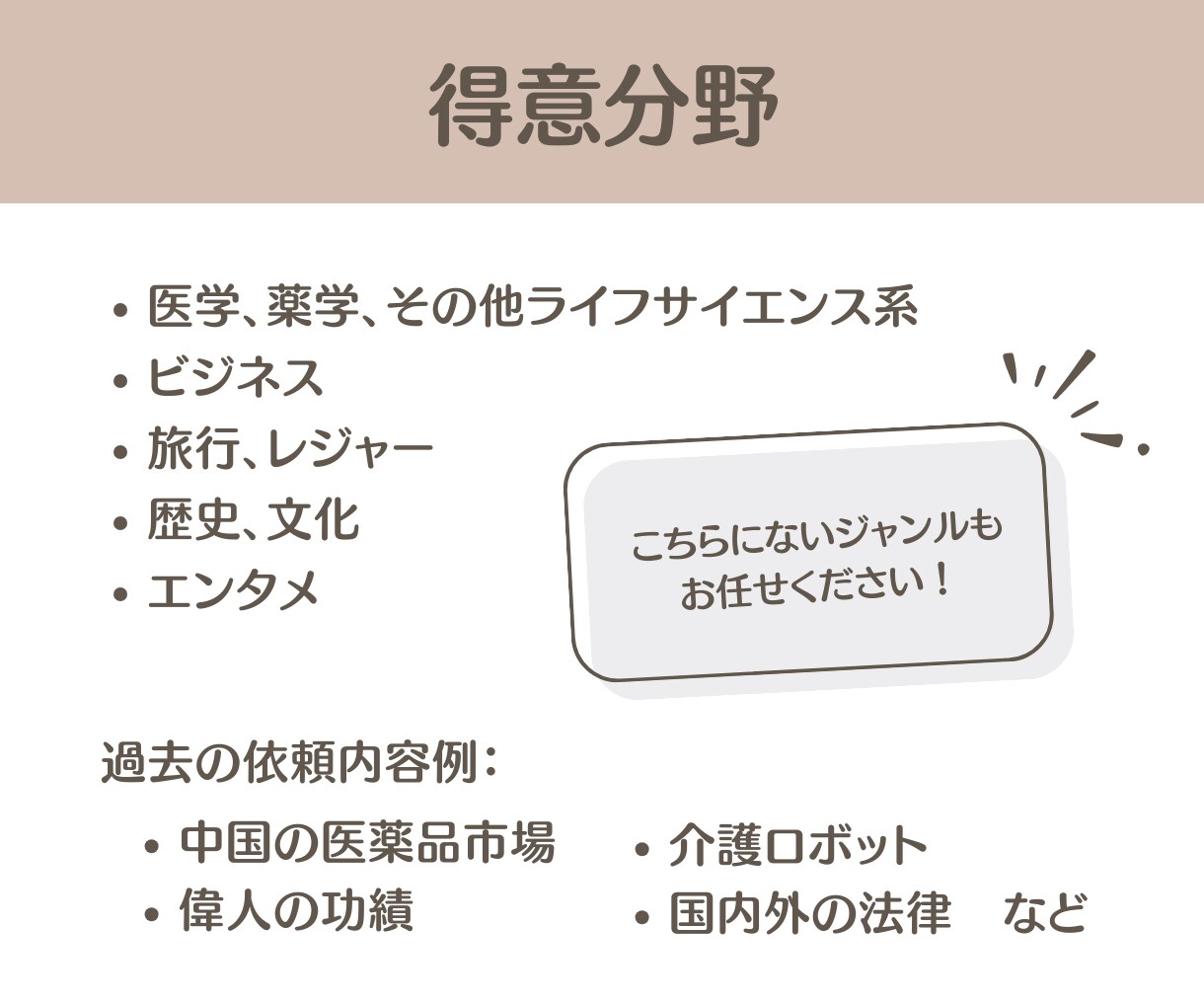 日英(中)対応！幅広いジャンルについて検索します 帰国子女が多言語で検索代行&要約します イメージ4