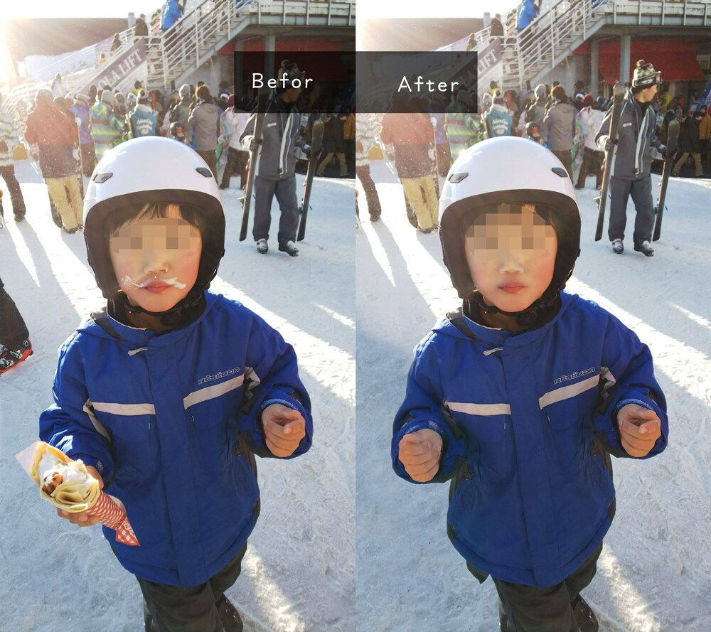 人物画像のリタッチ行います デジカメやスマホで撮影した画像などのリタッチを行います。 イメージ3
