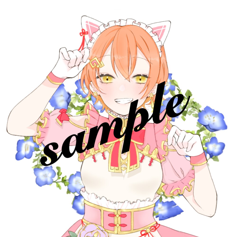 あなただけのためのSNSアイコンお描きします かわいいコテキャ・2次創作キャラアイコンはいかがですか〜！ イメージ3
