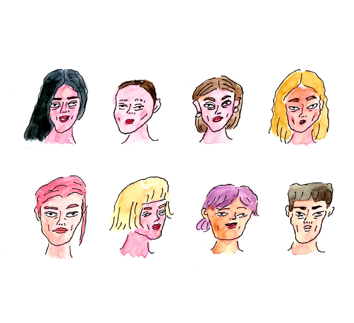 ゆるくてアンニュイな似顔絵描きます 雑誌でも活躍中のイラストレーター！SNSやプレゼントに イメージ1