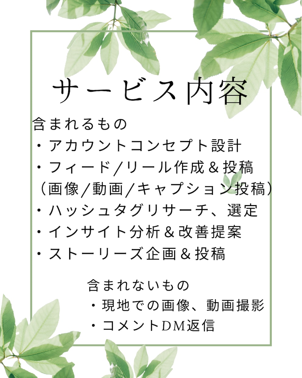 月8投稿/Instagramを運用代行致します あなたの意図を汲み取った投稿の土台作りをお約束 イメージ5