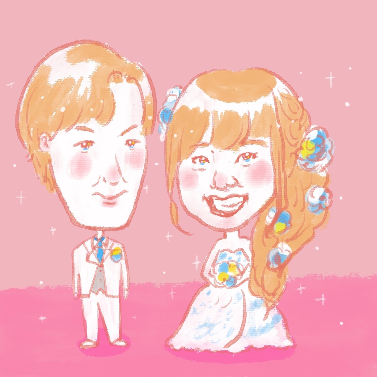 あなたの個性が伝わる優しいタッチで似顔絵かきます あなたの個性が伝わる！SNSアイコンや結婚式にも！ イメージ3