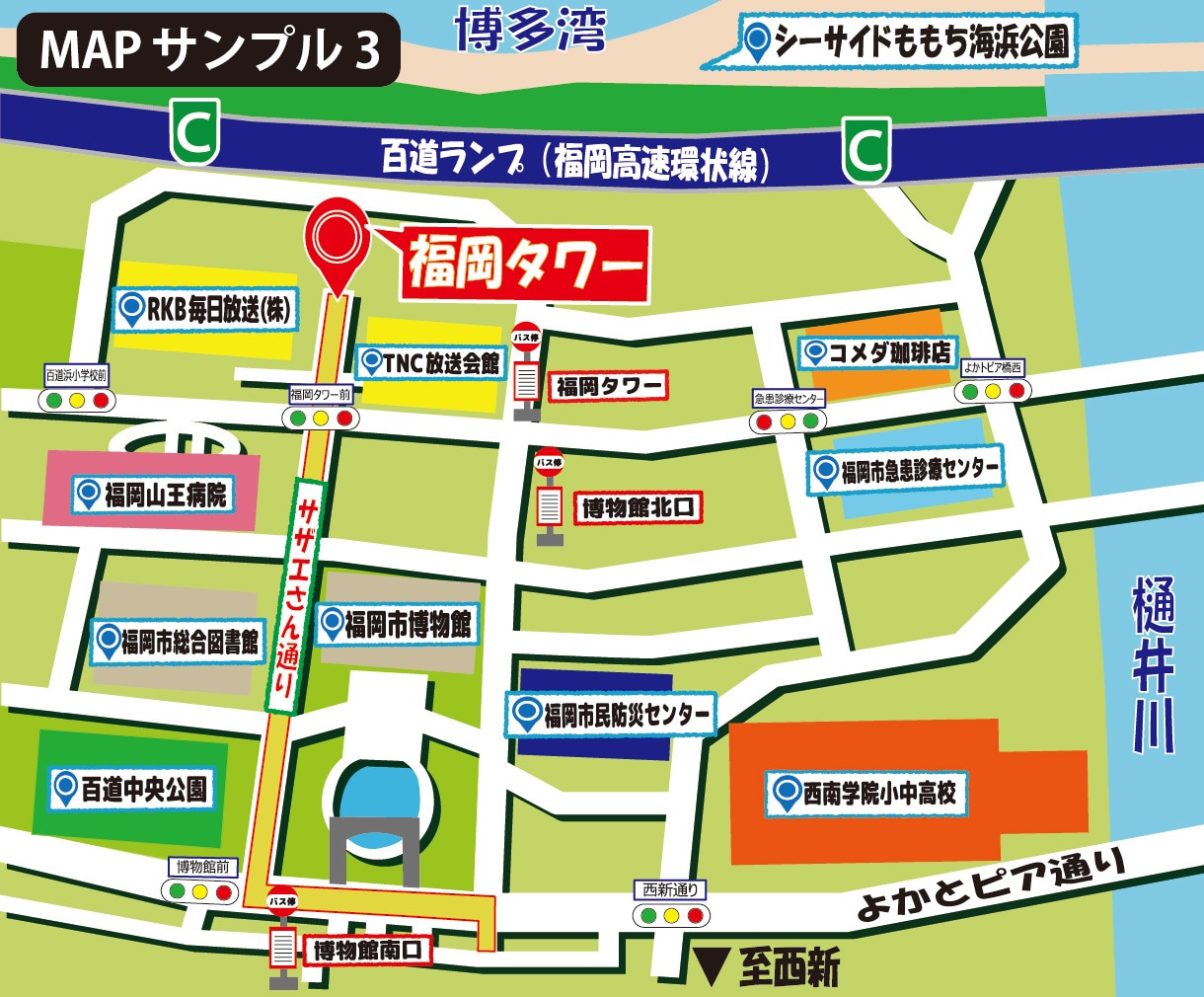 分かりやすい地図を作成いたします GoogleMAPを元に分かりやすい地図を作成いたします。 イメージ3
