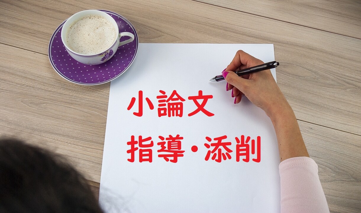 現役教師が小論文の指導・添削します 作文の苦手意識をなくし、小論文試験に勝てる力養います。 イメージ1