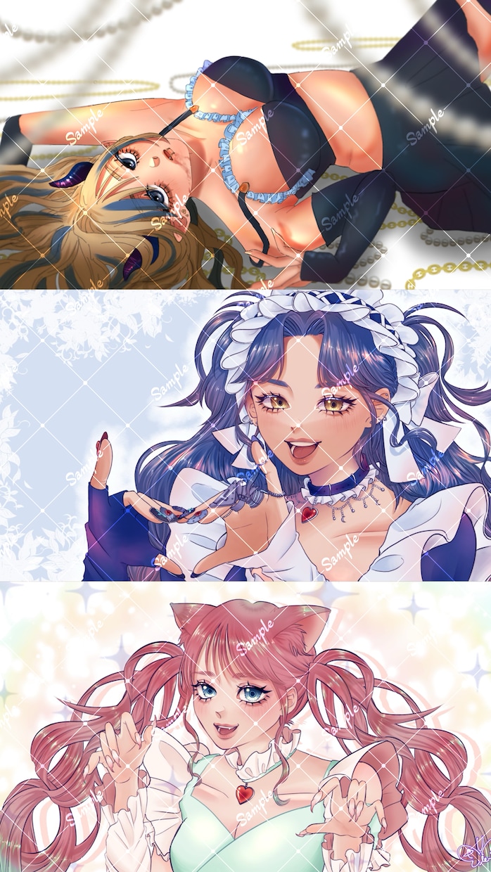 Vliverさん向け一枚絵制作いたします ギャルがお届けする、Vliverさん向け一枚絵♡ イメージ3