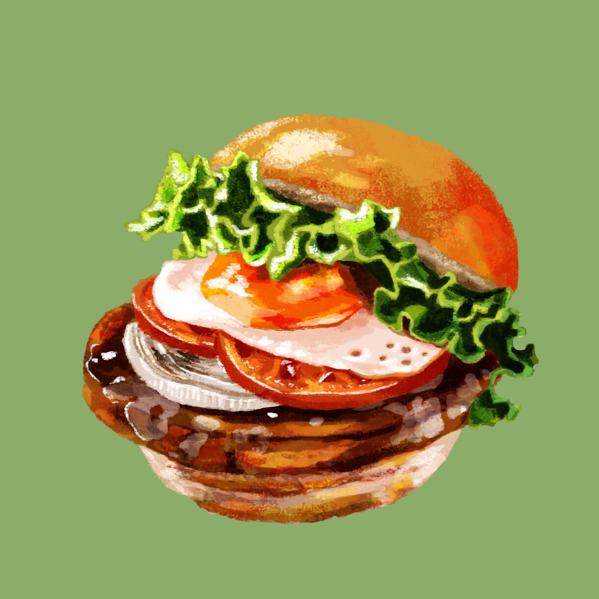 SNSに使えるほっこり食べ物イラスト描きます 見て落ち着く、丁寧な仕上げの食べ物イラスト イメージ4