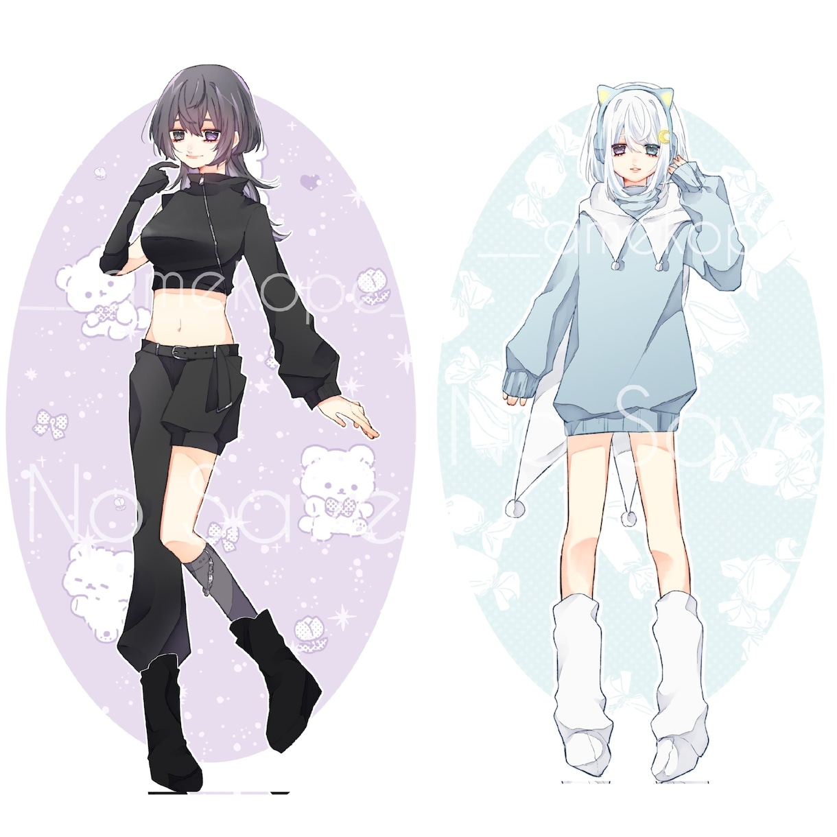 納期1週間~｜等身イラスト承ります 全身イラストのご依頼を承ります。実績有り イメージ5